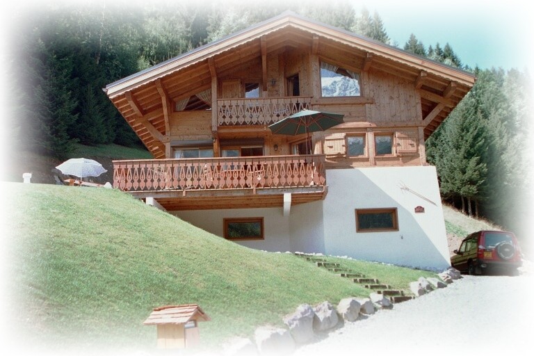 The chalet in summer